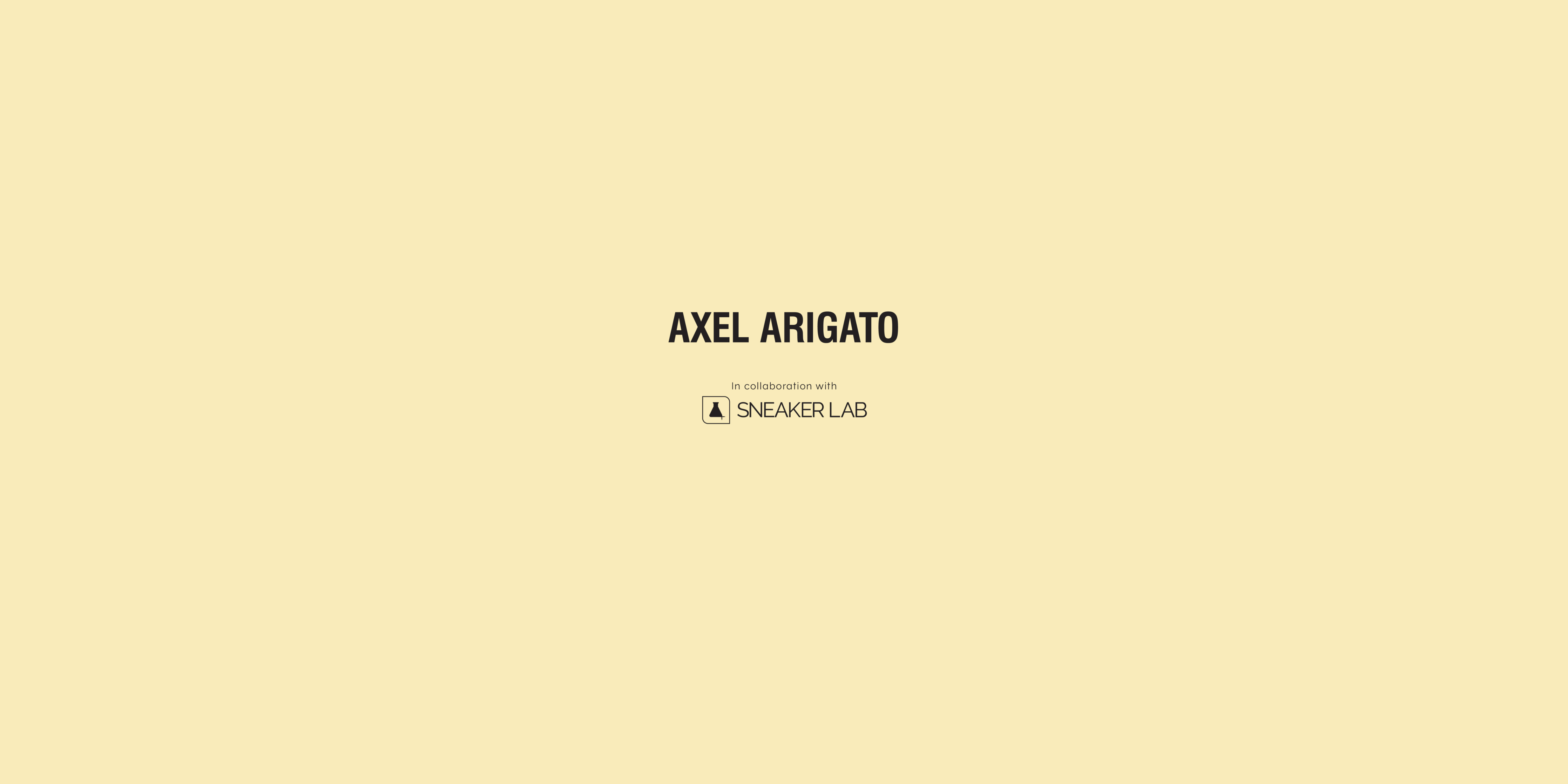 Axel Arigato x Sneaker LAB